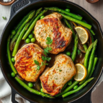 Lemon Garlic Shrimp & Zucchini Skillet